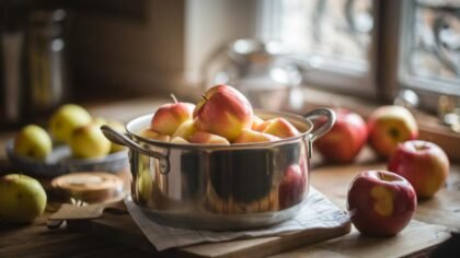 Combien de minutes pour que les pommes soient fondantes en compote ?