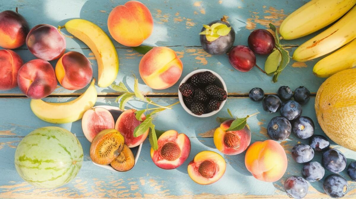 Fruits de saison en août