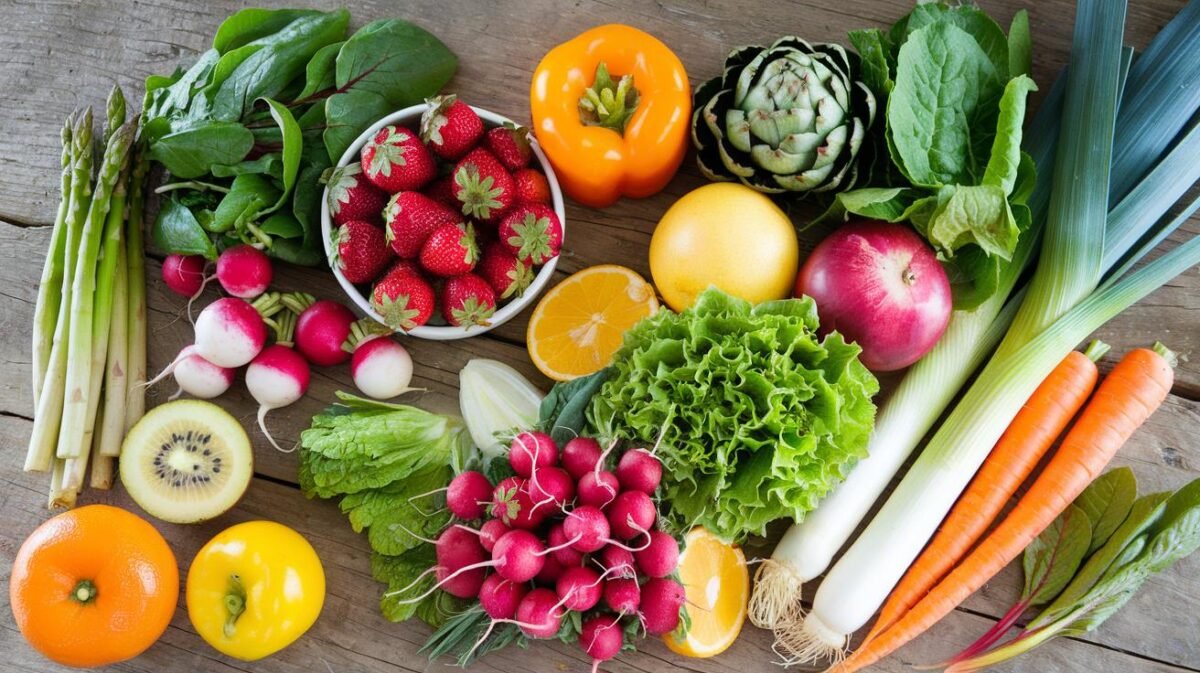 Liste des fruits et légumes à manger en avril - calendrier de saison
