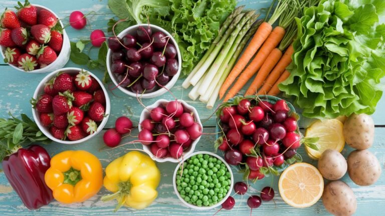 Liste des fruits et légumes à manger en mai - calendrier de saison