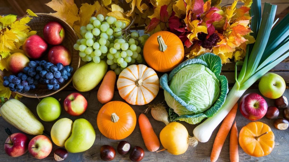 Liste des fruits et légumes à manger en octobre - calendrier de saison