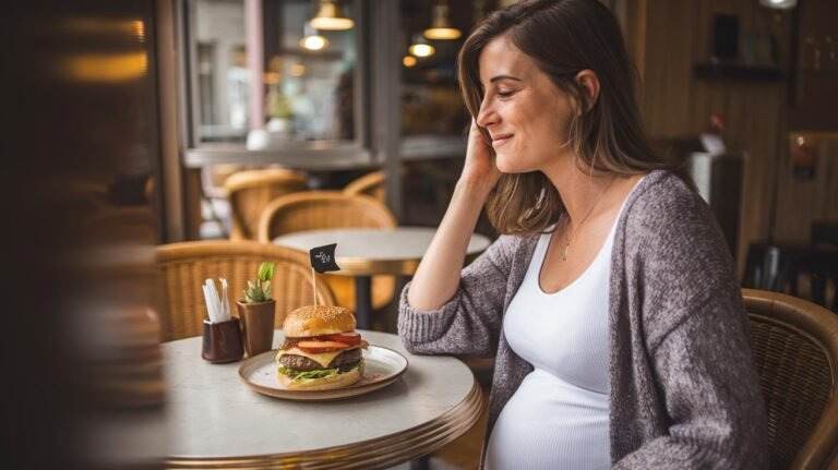 Peut-on manger un burger enceinte ?