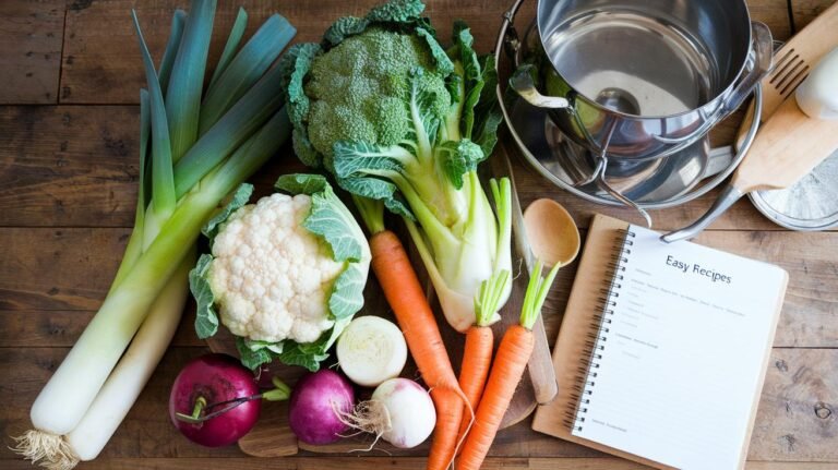 Recettes faciles avec les légumes de février